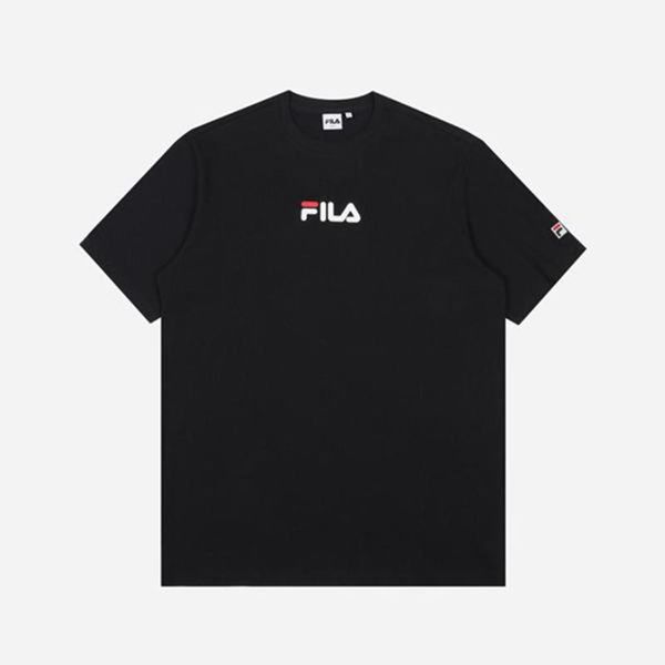 Camisetas Fila Homem Pretas - Fila Artist Graphic S/S Portugal Lojas,FSNG-90287